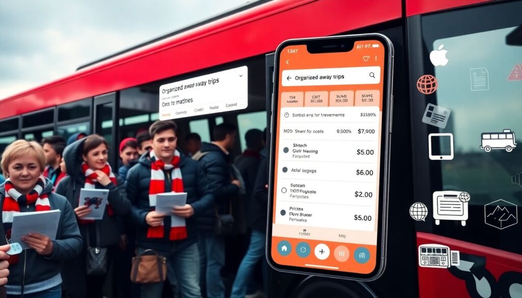 Сравнение посещаемости домашних матчей и выездных походов болельщиков - иллюстрация