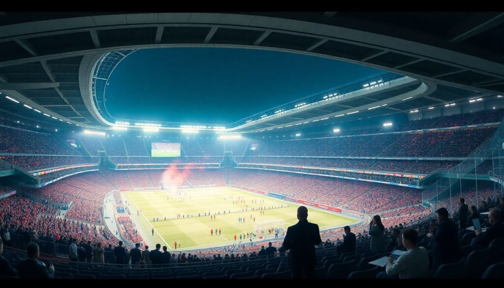 Инфраструктура стадиона и её влияние на комментарии болельщиков - иллюстрация