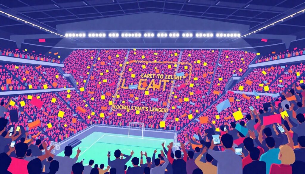 Феномен болельщицких флешмобов: как они продвигают матч - иллюстрация