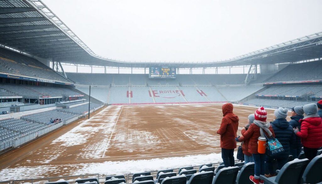 Новости о переносах матчей: влияние на посещаемость - иллюстрация