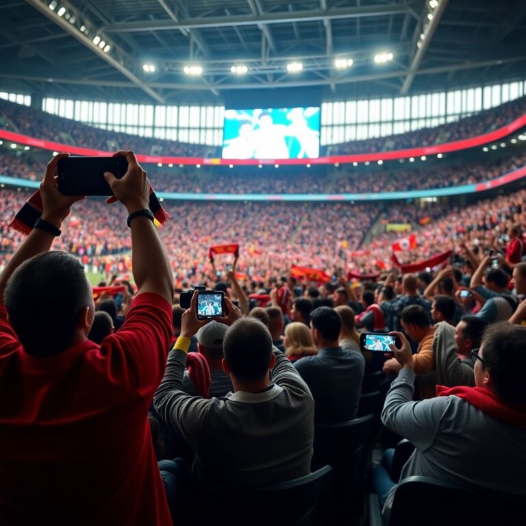 Тренды видеоконтента на трибунах: как фанаты создают вирусные ролики