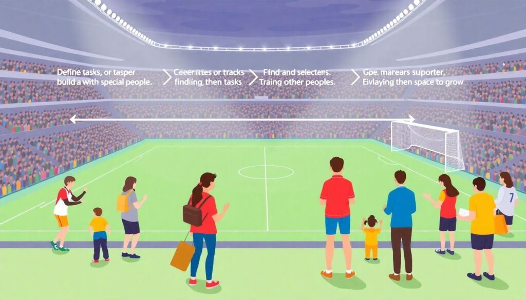 Как формируются волонтерские движения на матче - иллюстрация