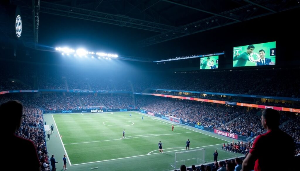 Трибуны и работа СМИ: сотрудничество и освещение матчей - иллюстрация