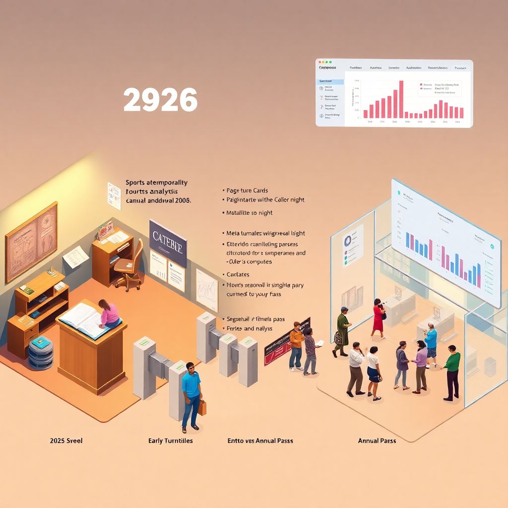 Статистика посещаемости по видам билетов: анализ сезонных и годовых абонементов