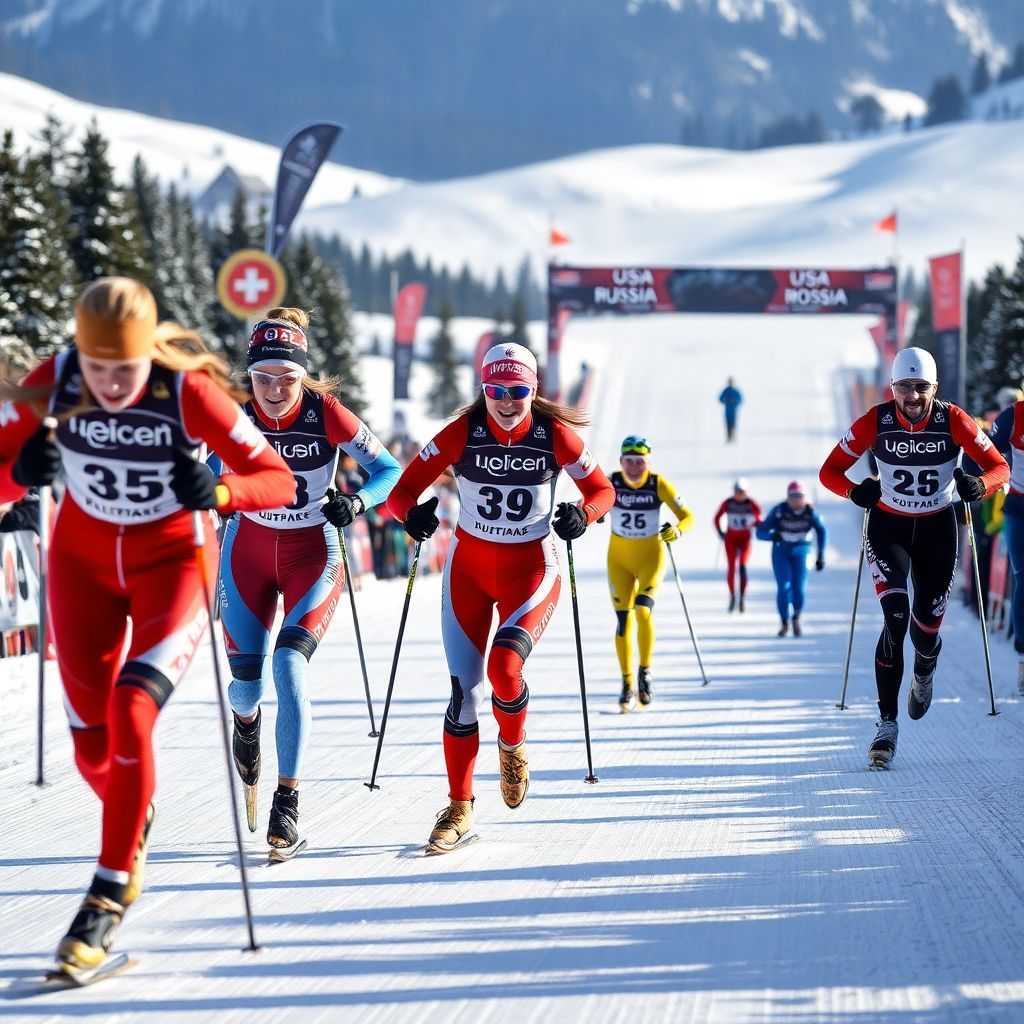 Тур де Ски: Непряева снова вне топ-15, 16-е место и проблемы финишного спринта
