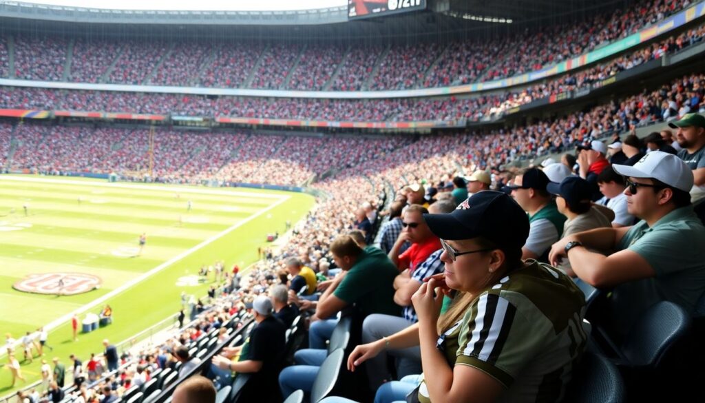 Как фанаты выбирают места на стадионе - иллюстрация