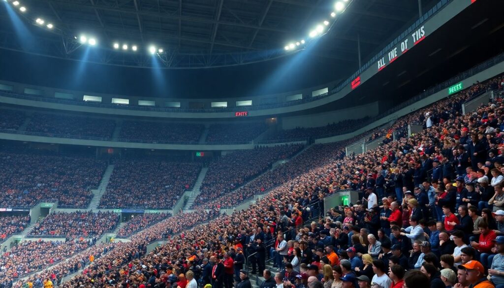 Как фанаты выбирают места на стадионе - иллюстрация