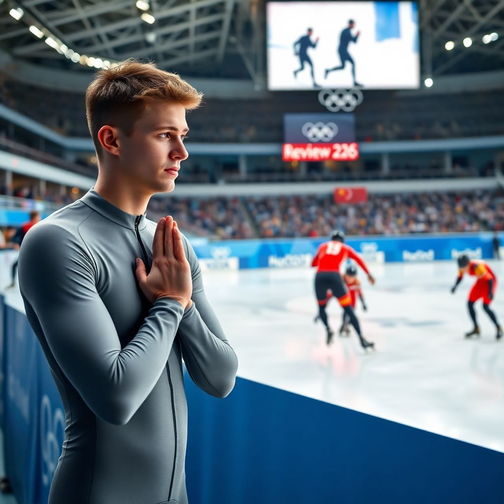 Русский шорт‑трекер Иван Посашков в Милане: молитва к судьям и дисквалификация