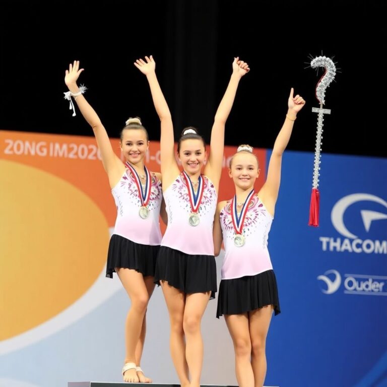 Фото чемпионок России по художественной гимнастике из академии Алины Кабаевой